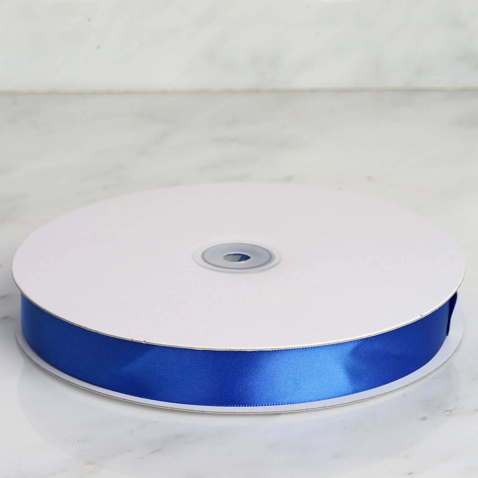 100 Yards 7 8" Royal Blue Single Face Decorative Satin Ribbon