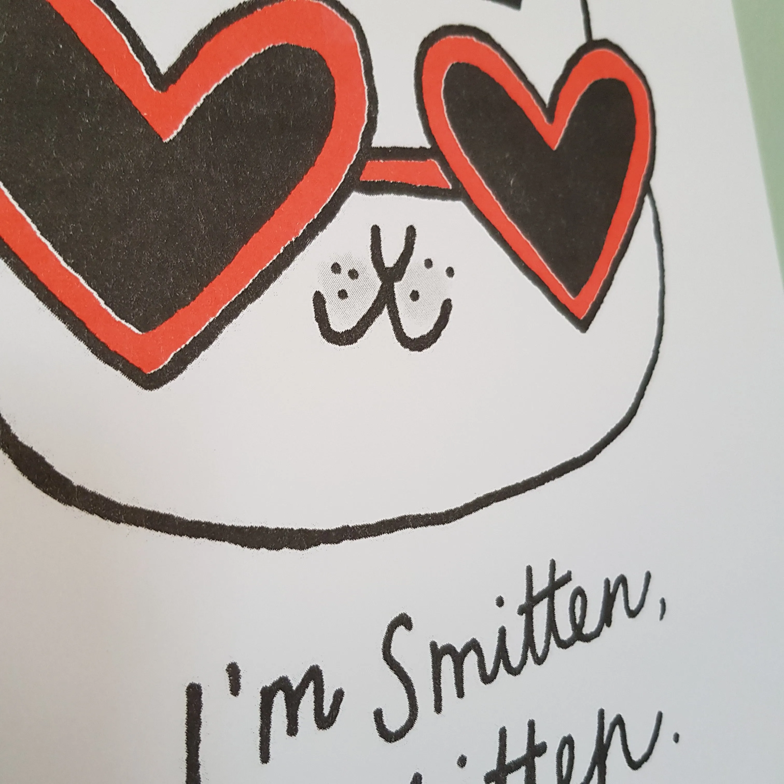 A3 Smitten Kitten Riso Print