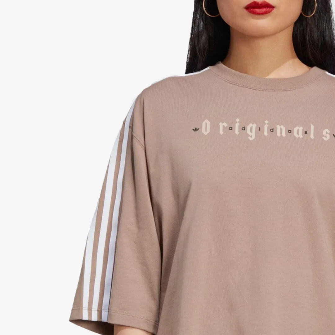 Adidas Originals | WMN'S OVERSIZED TEE  { CARBON
