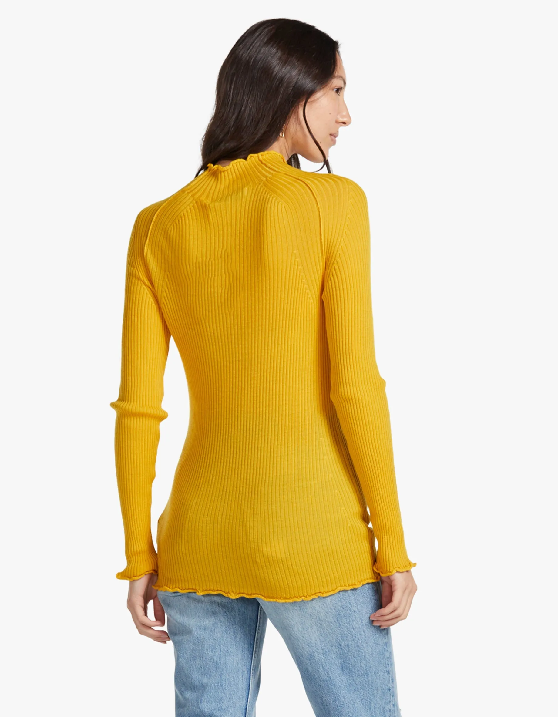 Alistair Knit Turtle Neck - Honey