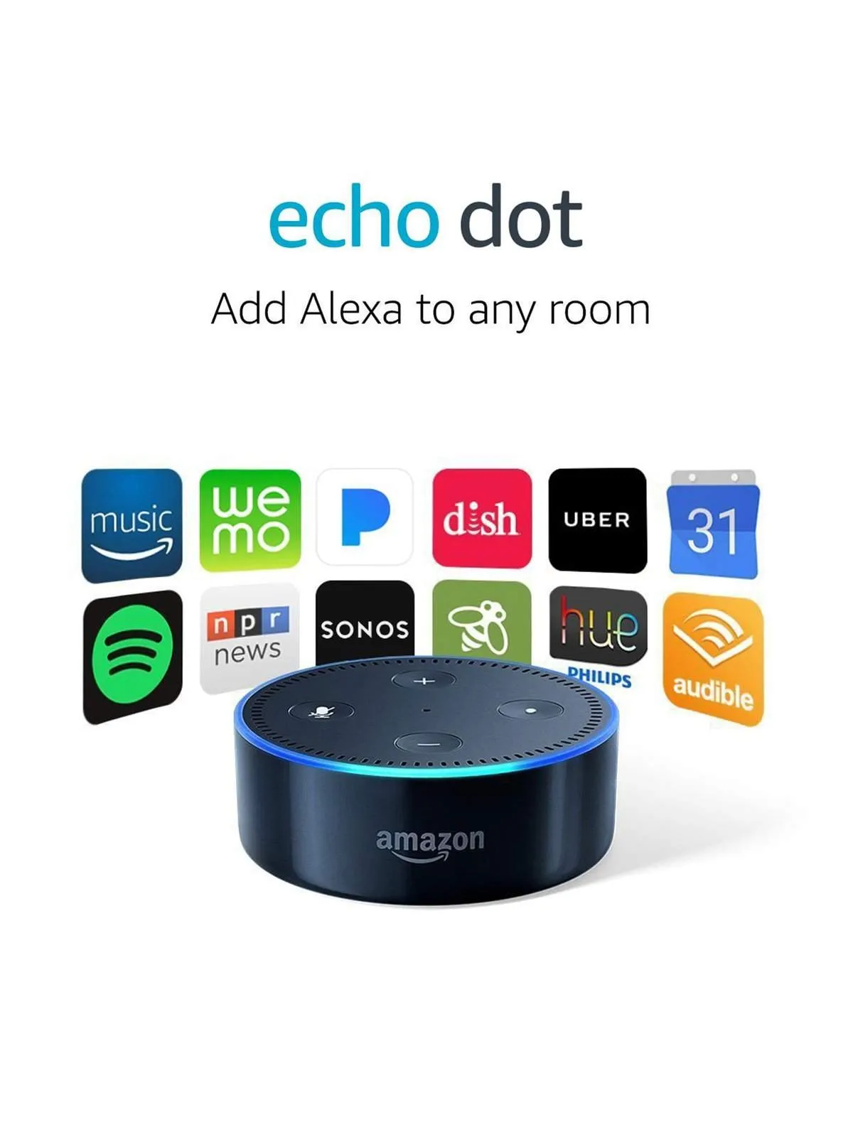 Amazon Echo Dot 2nd Generation Smart Speaker