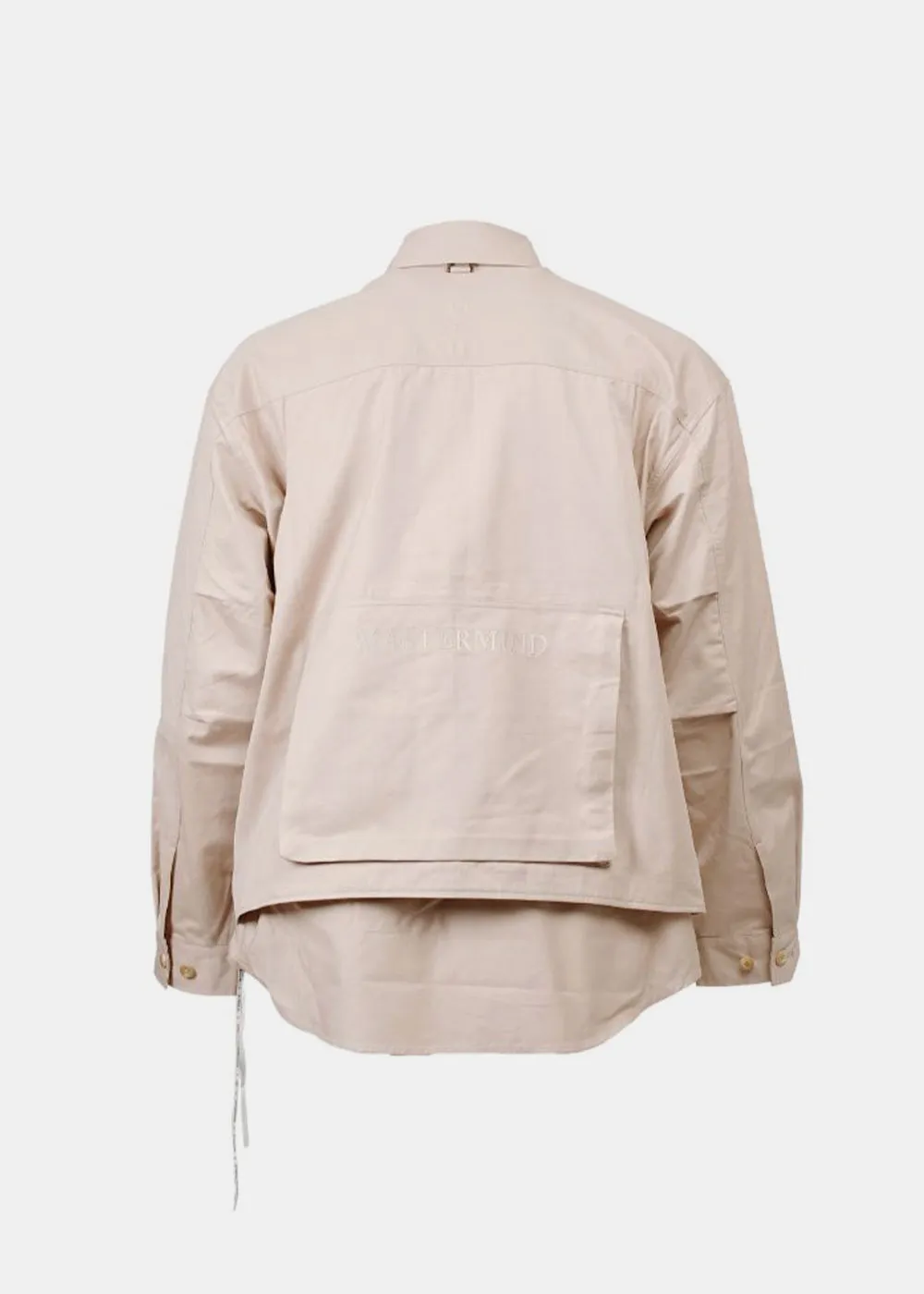 Beige Multi Pockets Shirt Jacket