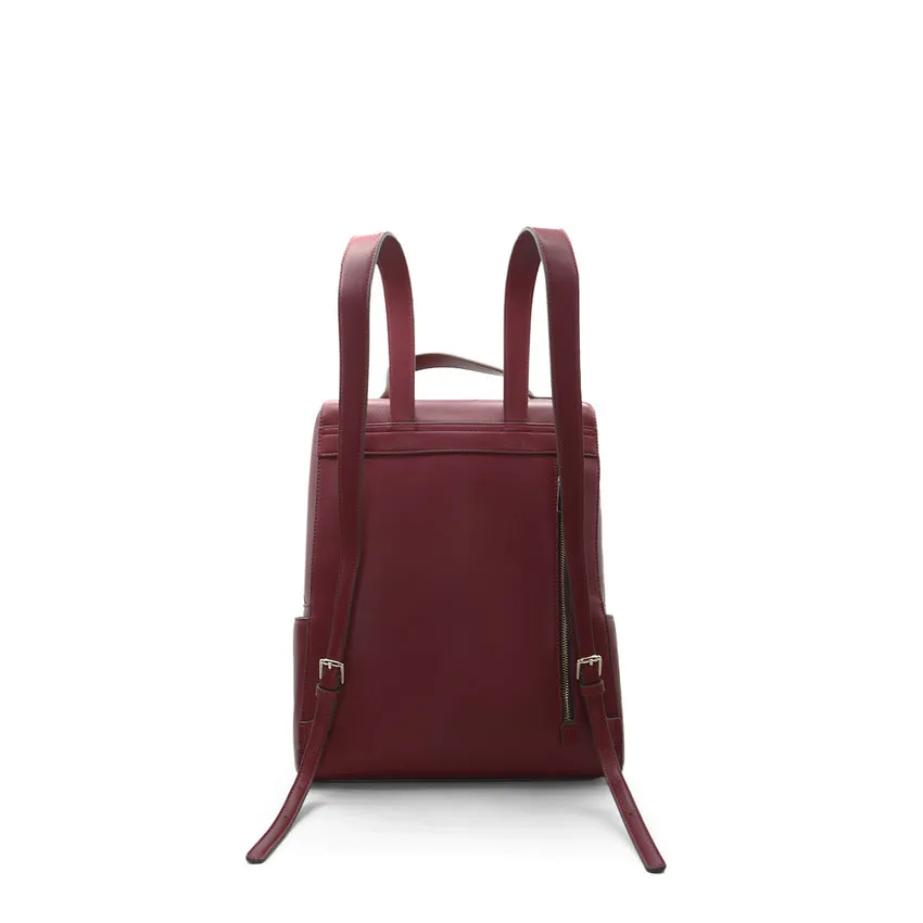 Bertha Backpack Women's Bag - Wine