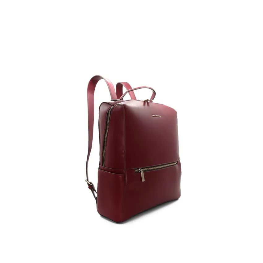 Bertha Backpack Women's Bag - Wine