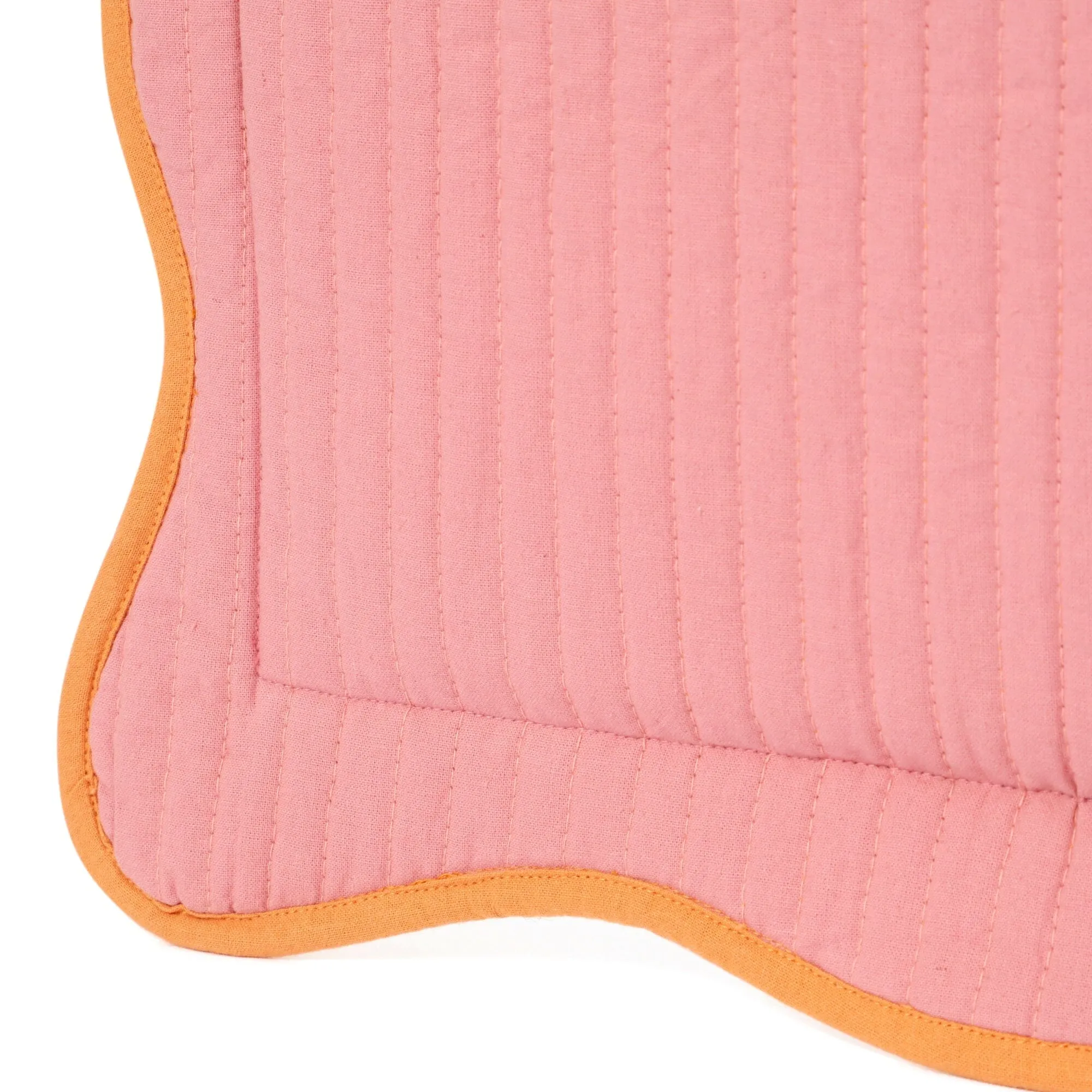 Bicolor Wave Tote Bag Pink