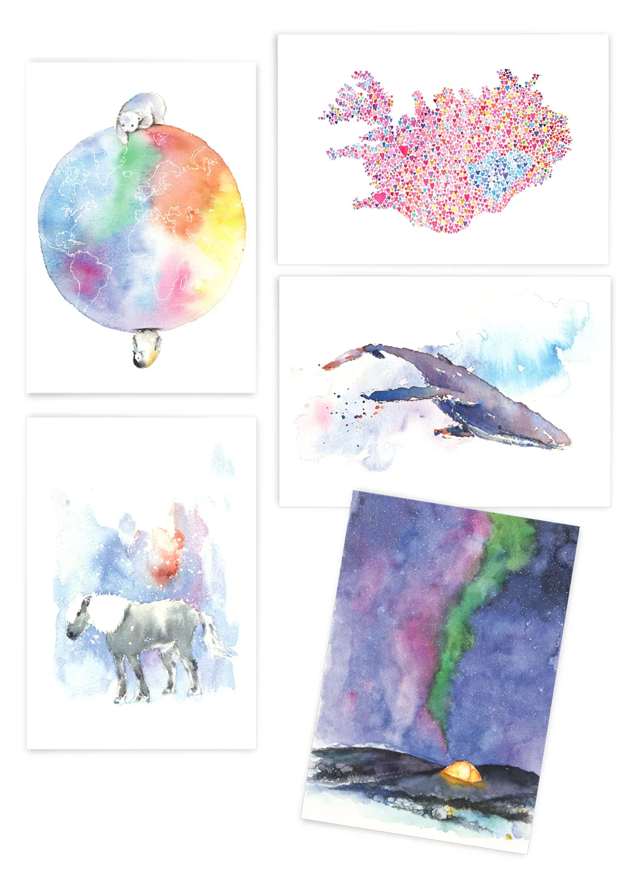 Big postcard set C