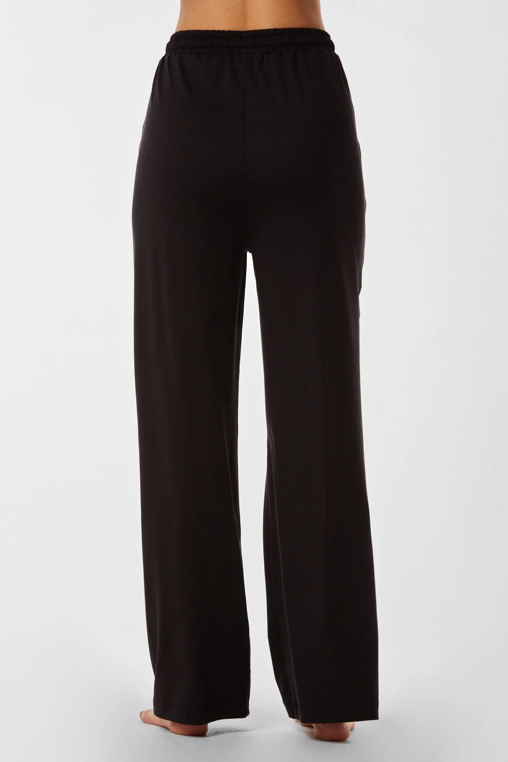 Black Pajama Soft Long Pant