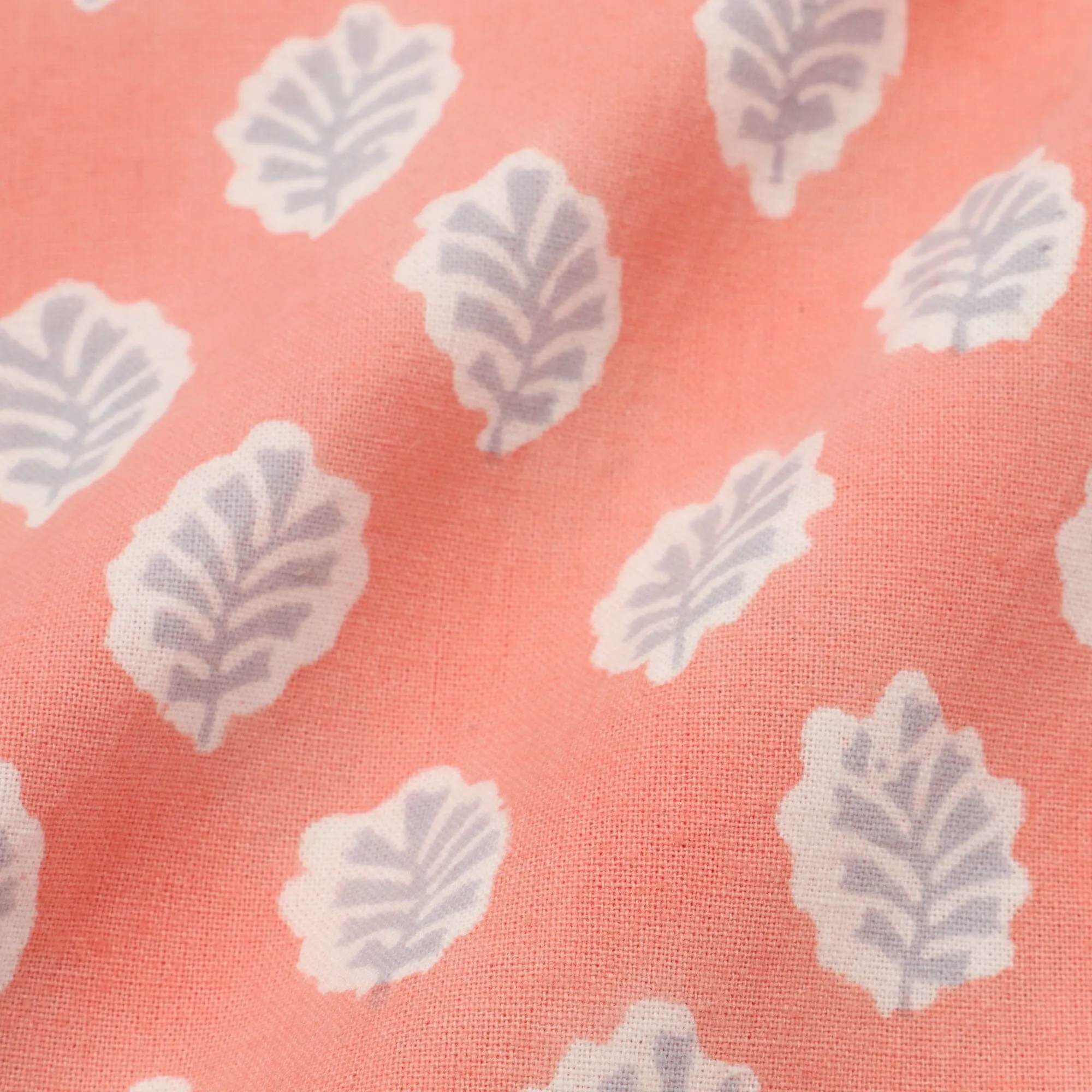 Block Print Cushion Cover 450×450 Pink
