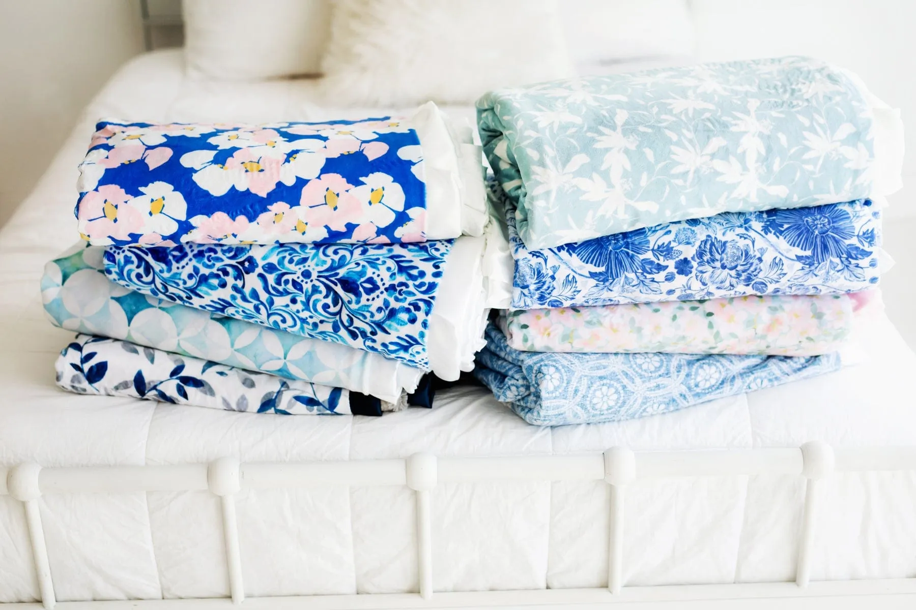 Blue Kaleidoscope Blanket