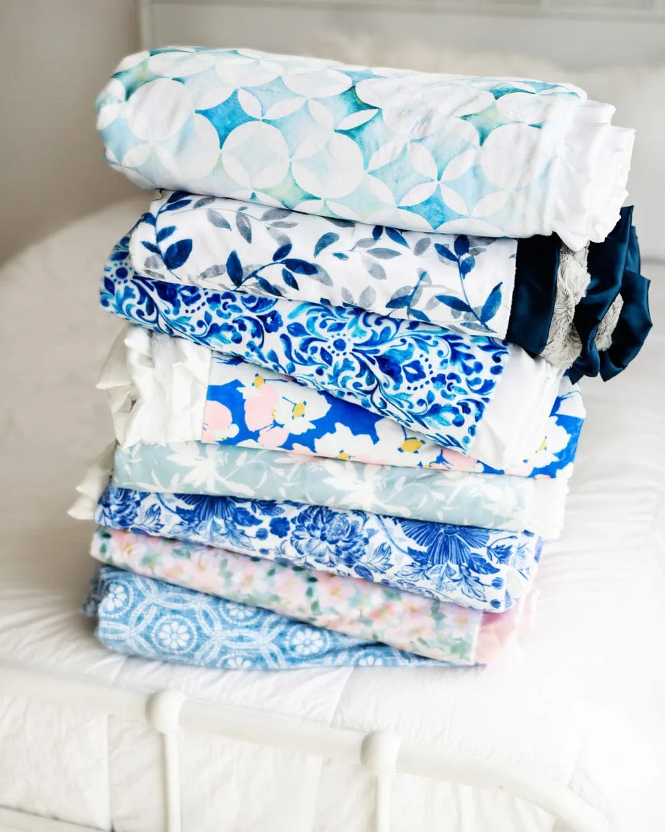 Blushing Blue Blanket