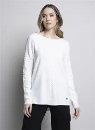 Boat Neck High/Low Top