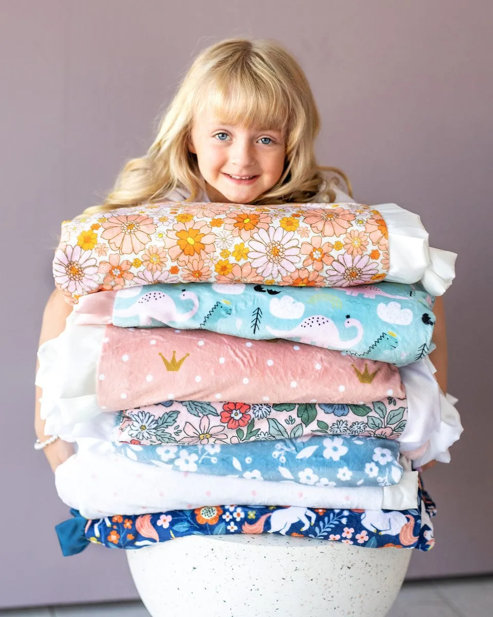 Boho Floral Blanket