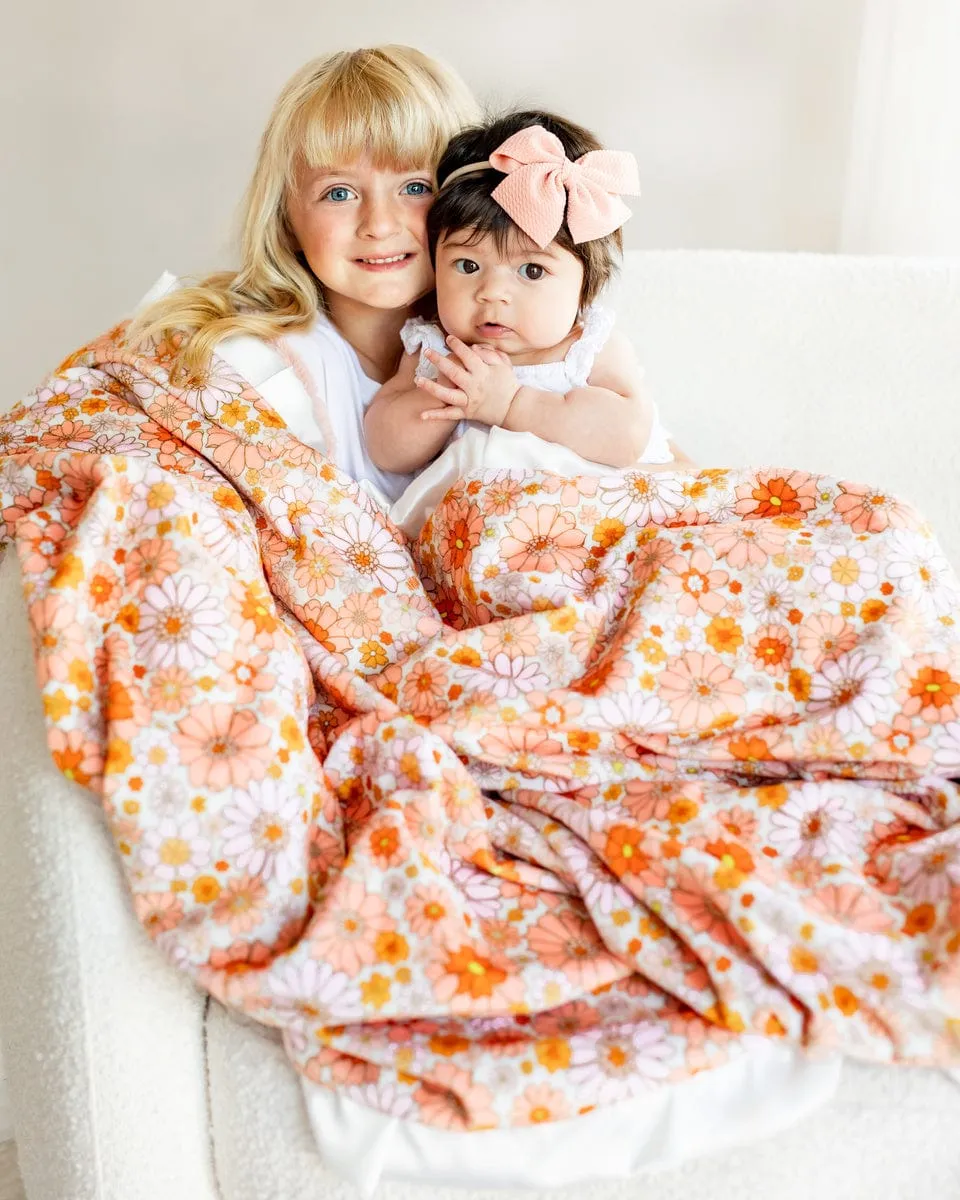 Boho Floral Blanket