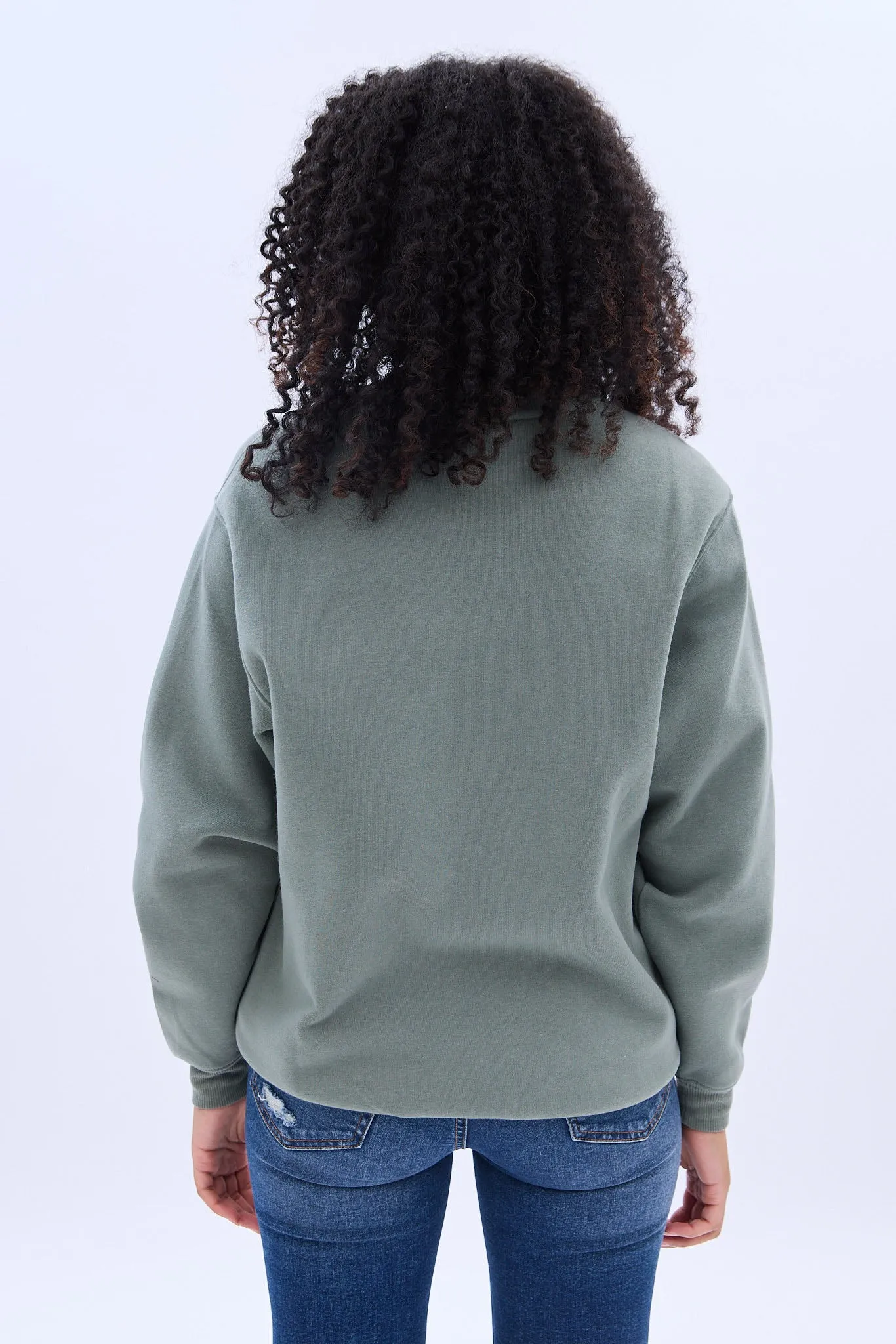 Camp Snoopy Weekend Vibes Graphic Crew Neck Sweatshirt