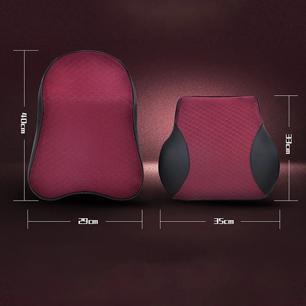 Car Neck 3D Memory Foam Headrest Cushion Support