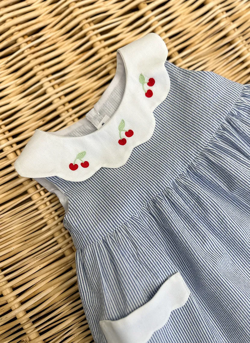 Cherry Scalloped Dress