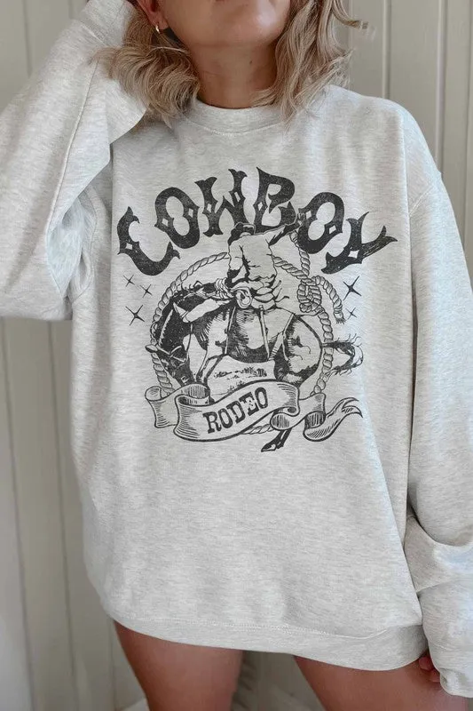 COWBOY RODEO SWEATSHIRT PLUS SIZE