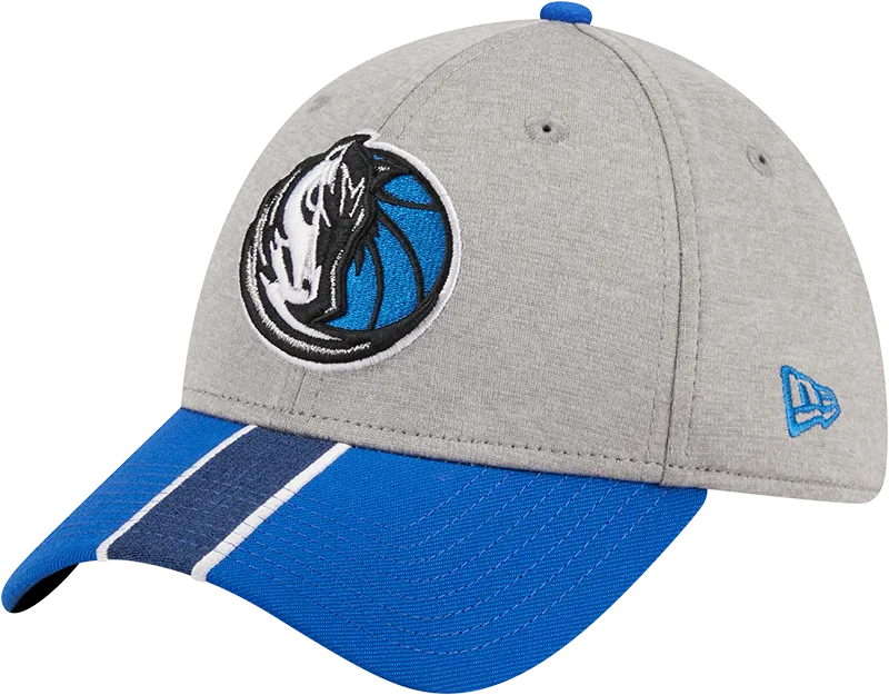 DALLAS MAVERICKS NEW ERA GREY STRIPED FITTED CAP