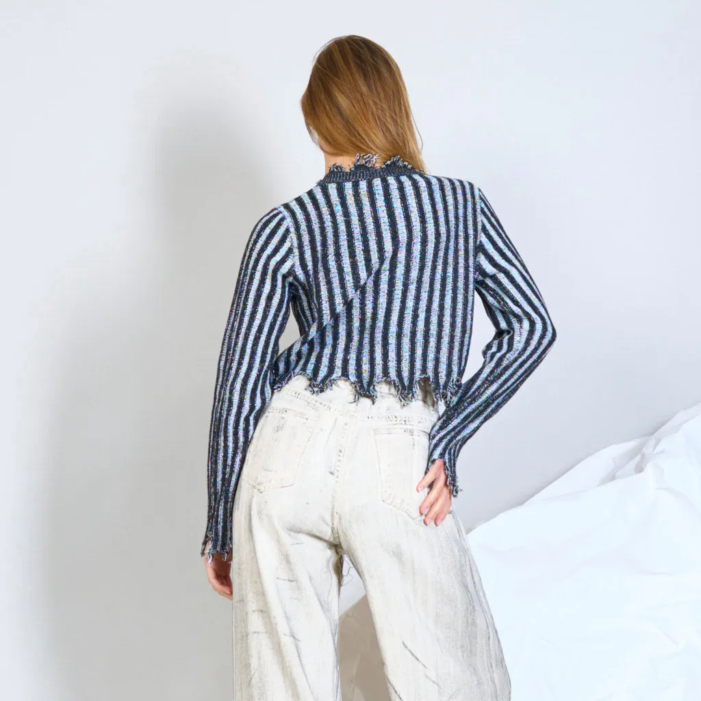 Distressed cropped top wholesale