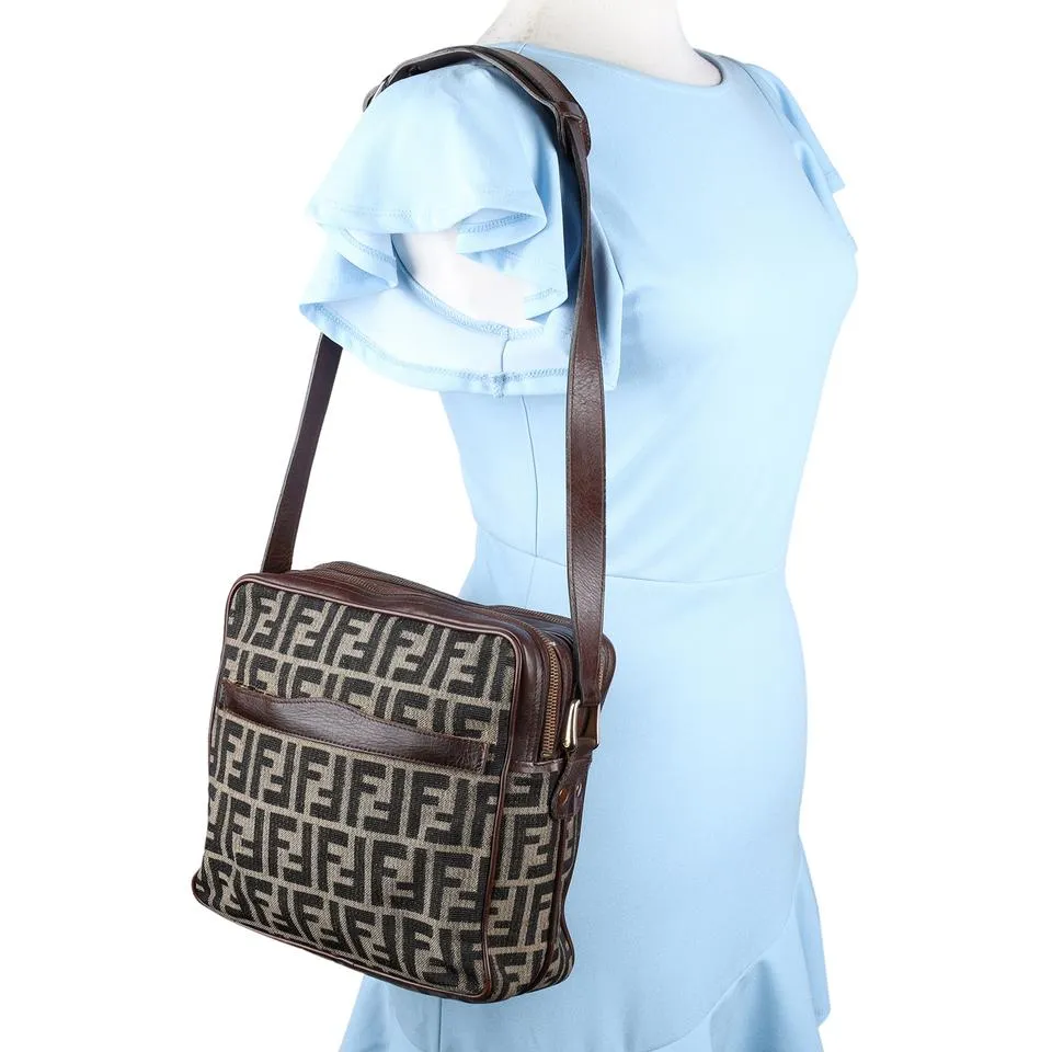 FF Zucca Shoulder Bag (Authentic Pre-Owned)