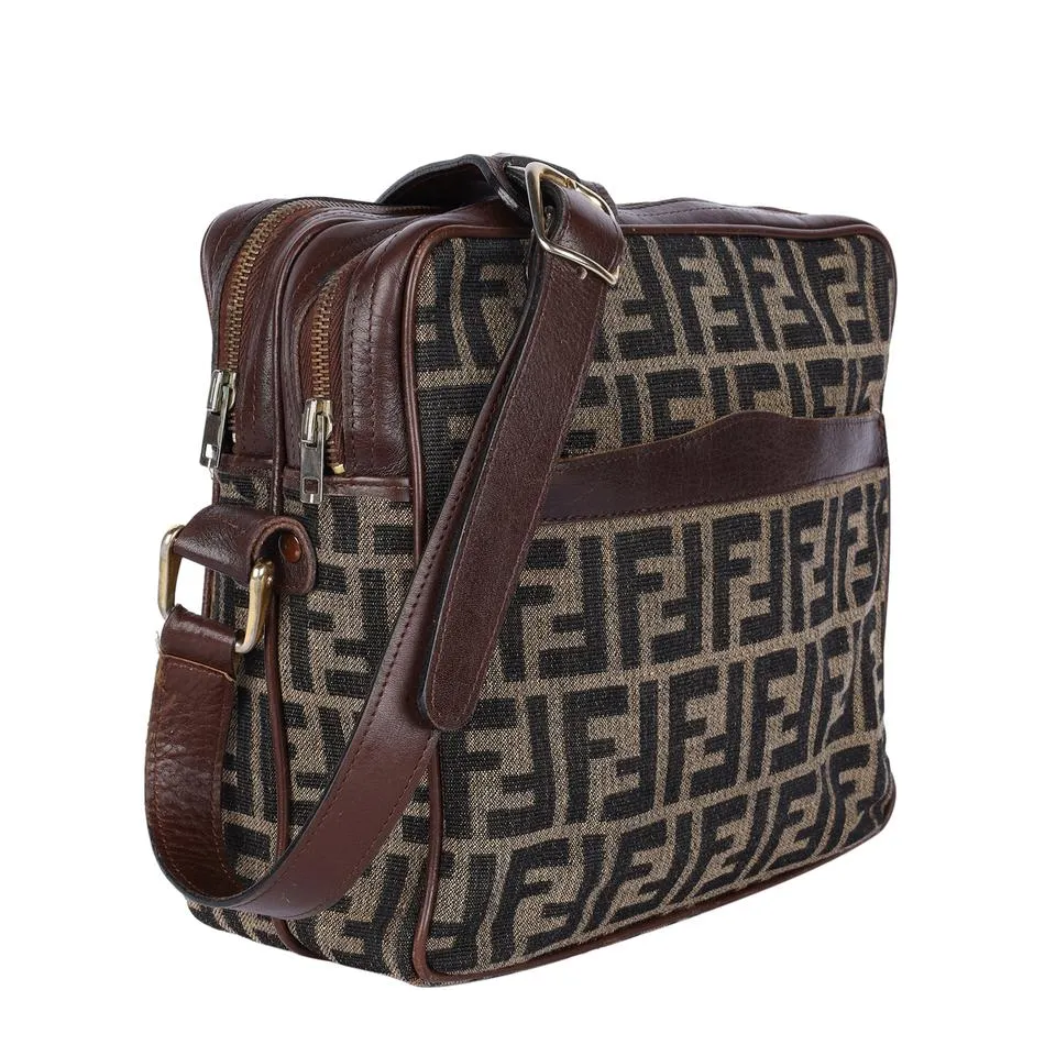 FF Zucca Shoulder Bag (Authentic Pre-Owned)