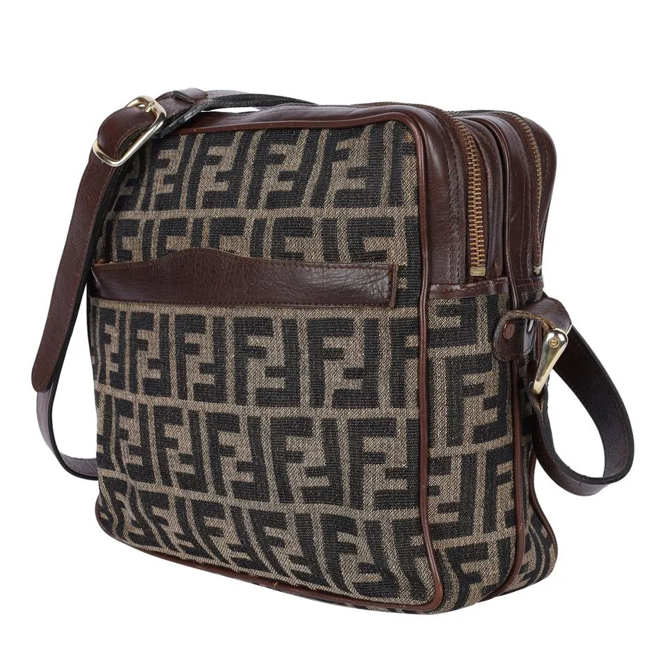 FF Zucca Shoulder Bag (Authentic Pre-Owned)