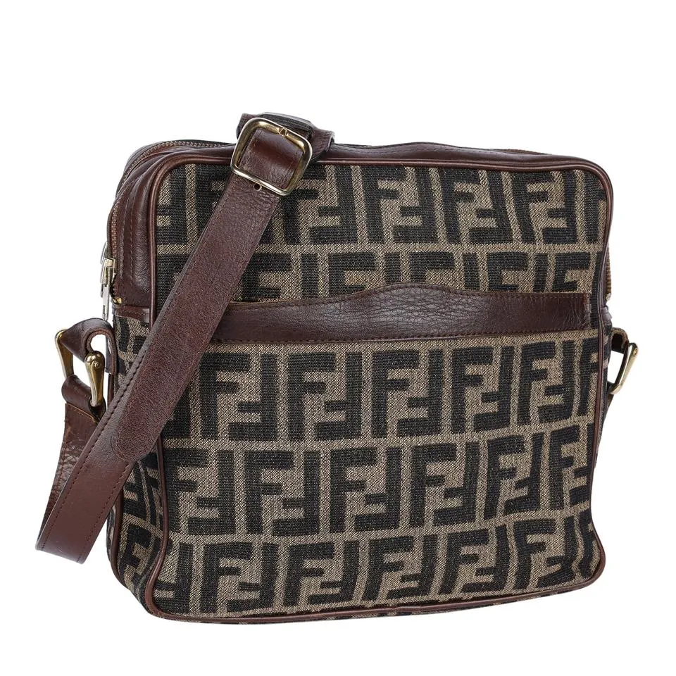 FF Zucca Shoulder Bag (Authentic Pre-Owned)