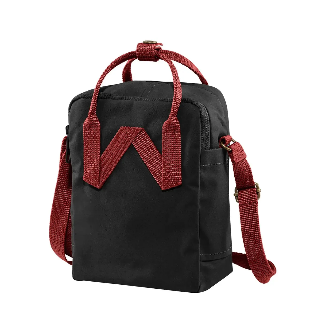 Fjallraven Kanken Sling Cross Body Bag Black / Ox Red