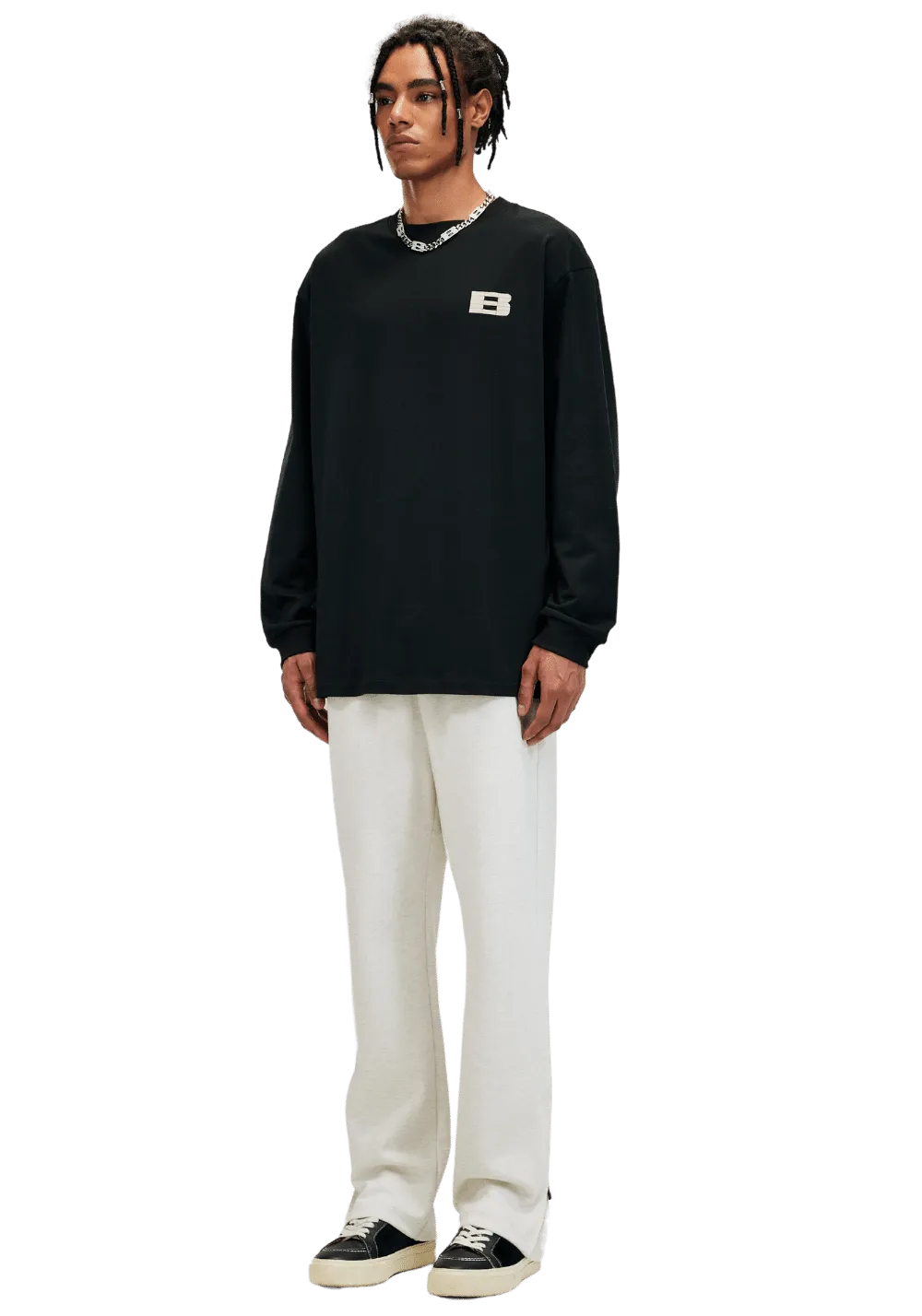 Foam Velvet Printed Sweatshirt