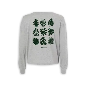 Foliage Women's Long Sleeve Tee - Heather Gray