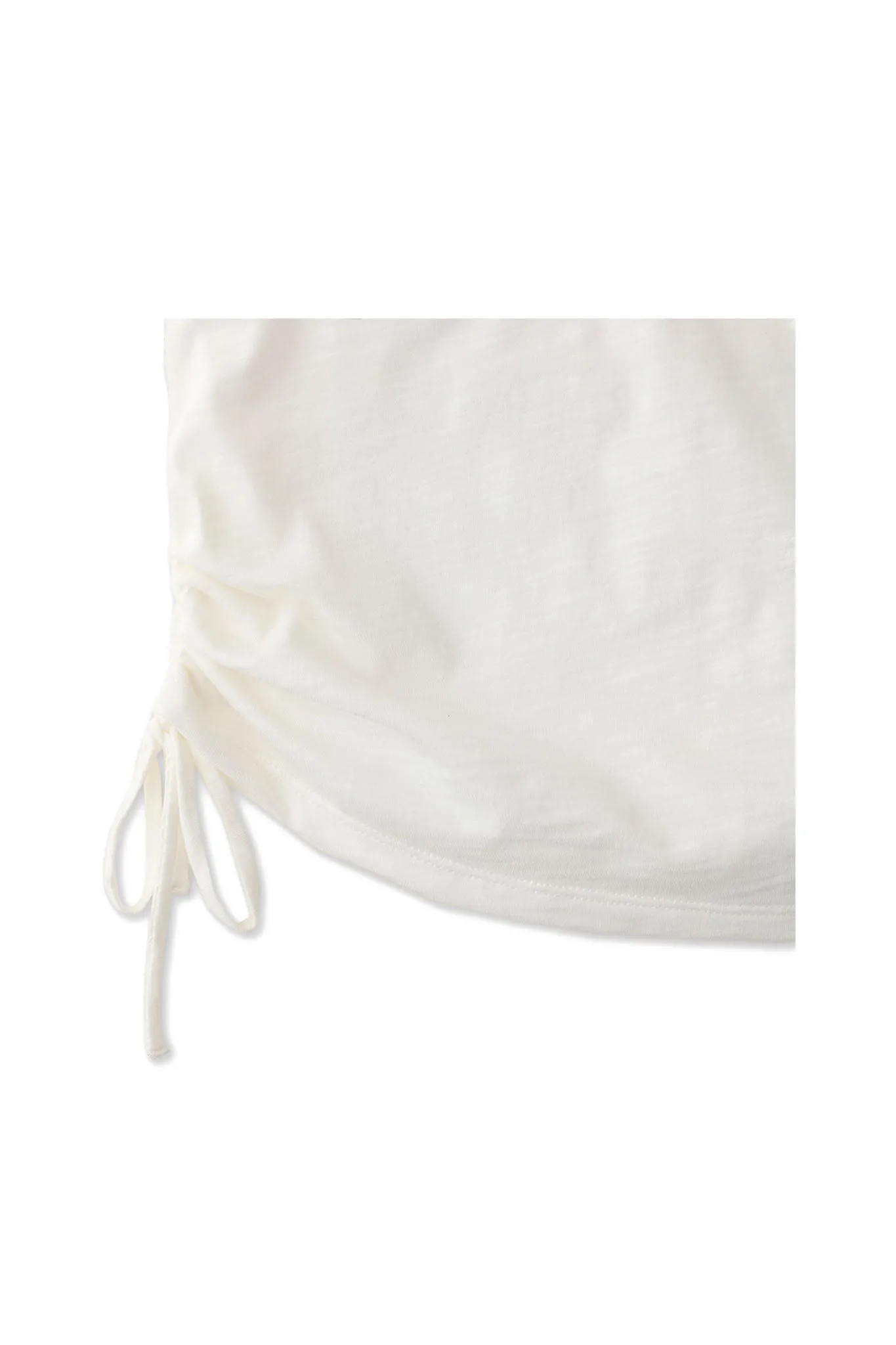 Gingernaps Ruched Sides Sleeveless Tee