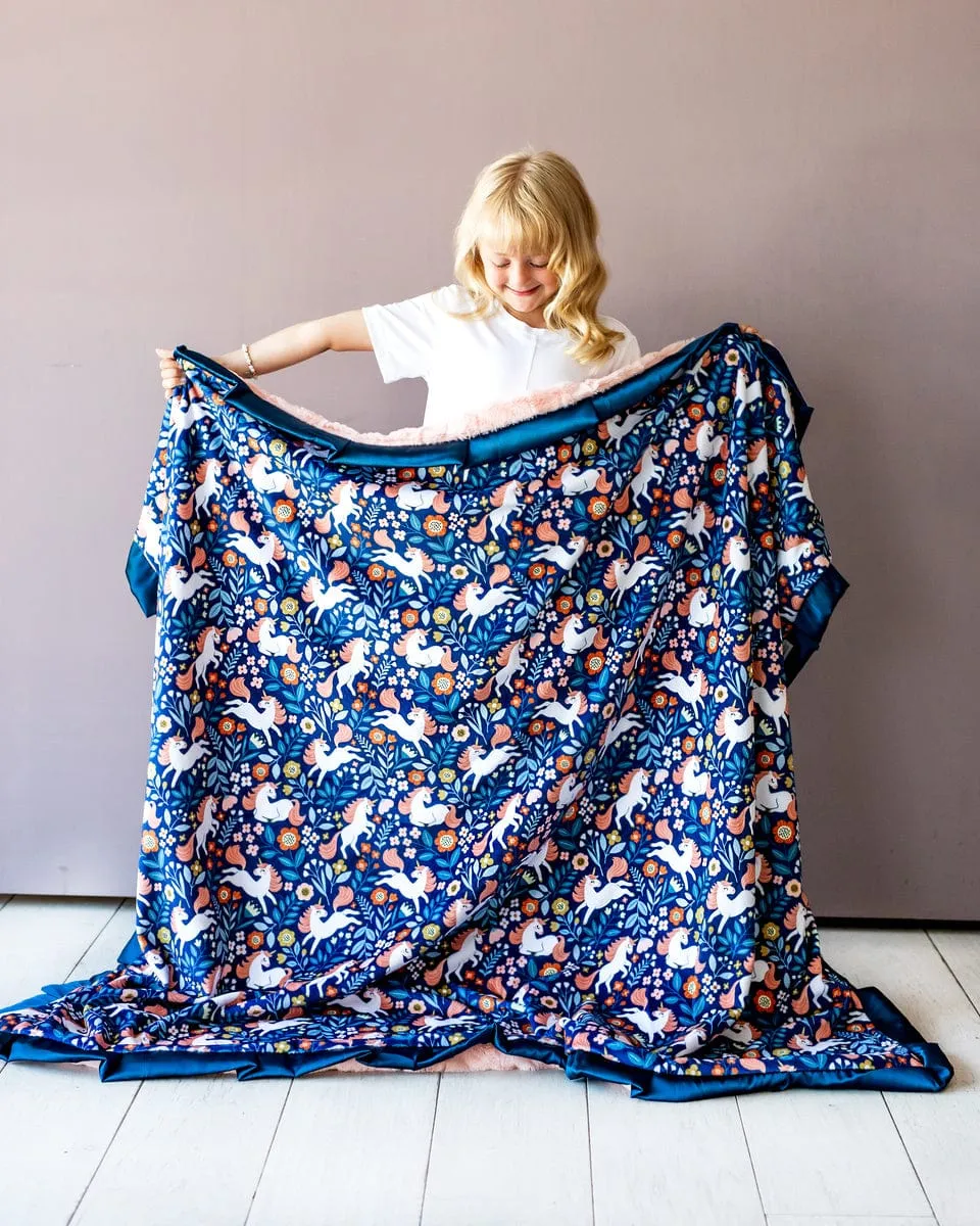 Happy Unicorn Blanket