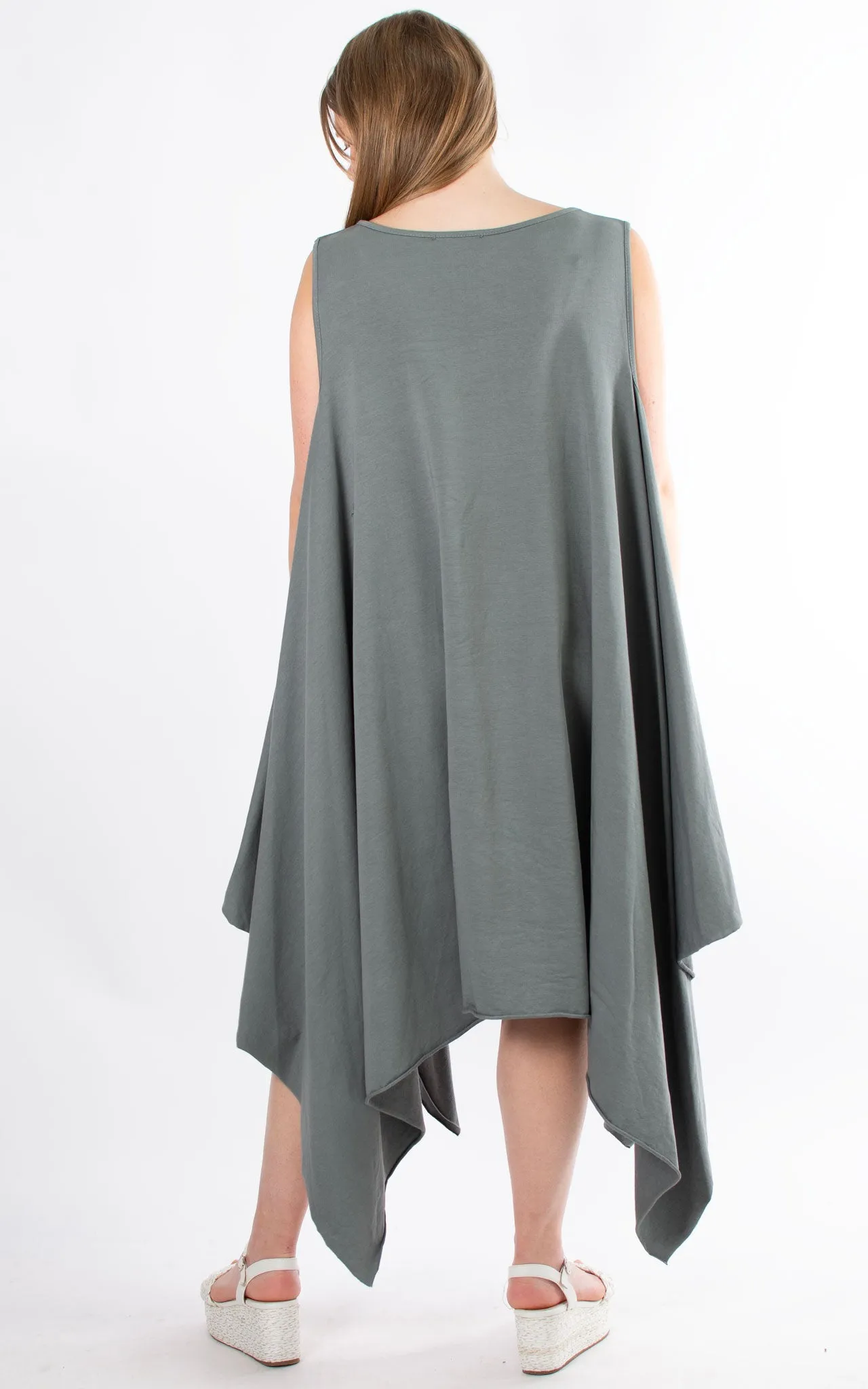 Jilly Sleeveless Dress | Charcoal