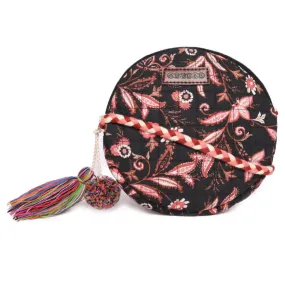 Multi Color Cotton Sheeting Womens Sling Bag Medium Size