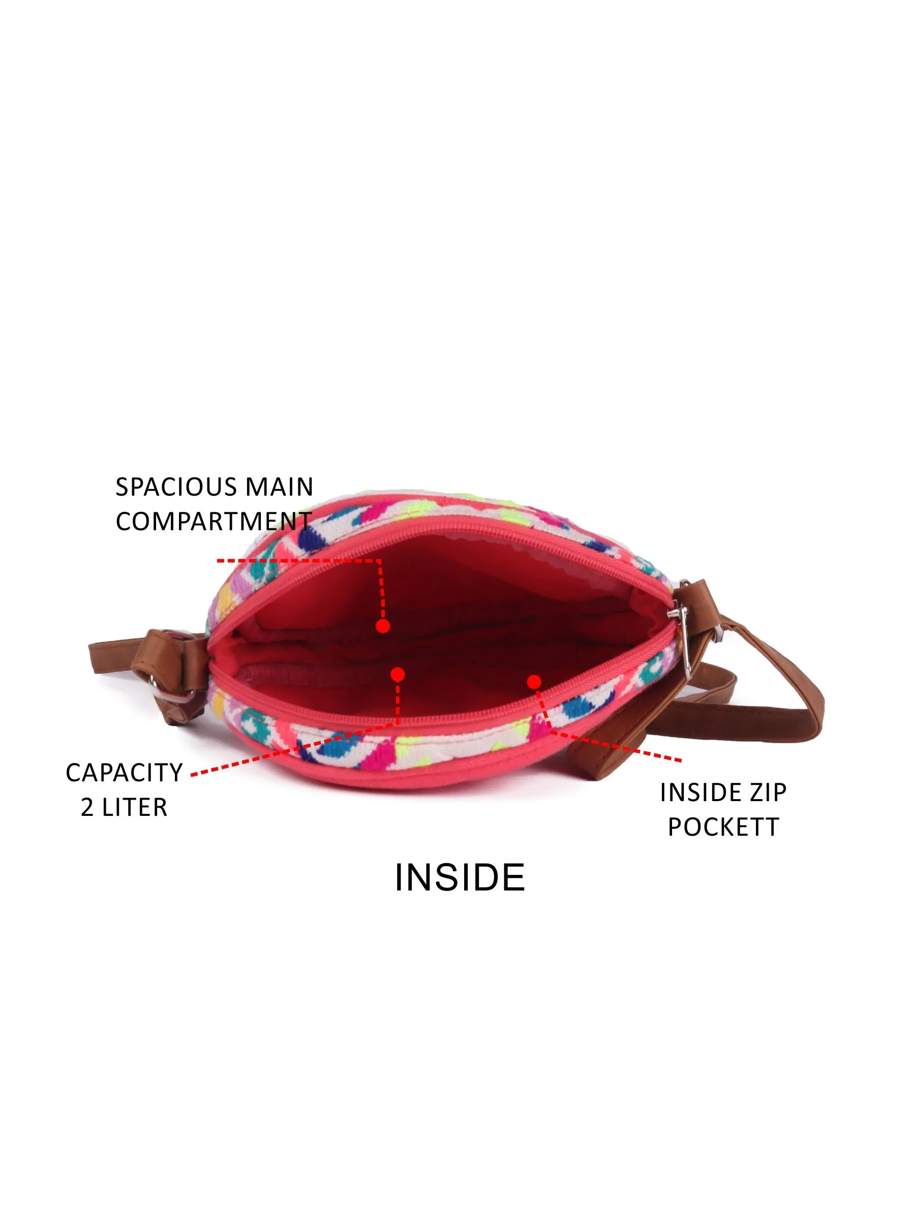 Multi Round Sling Bag