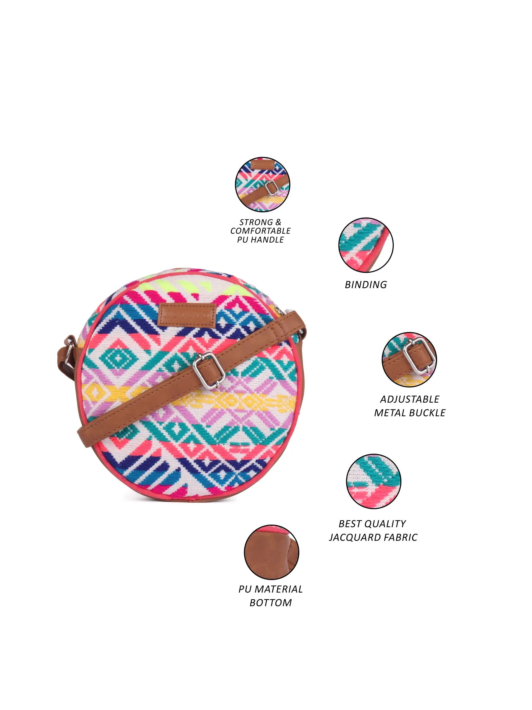 Multi Round Sling Bag