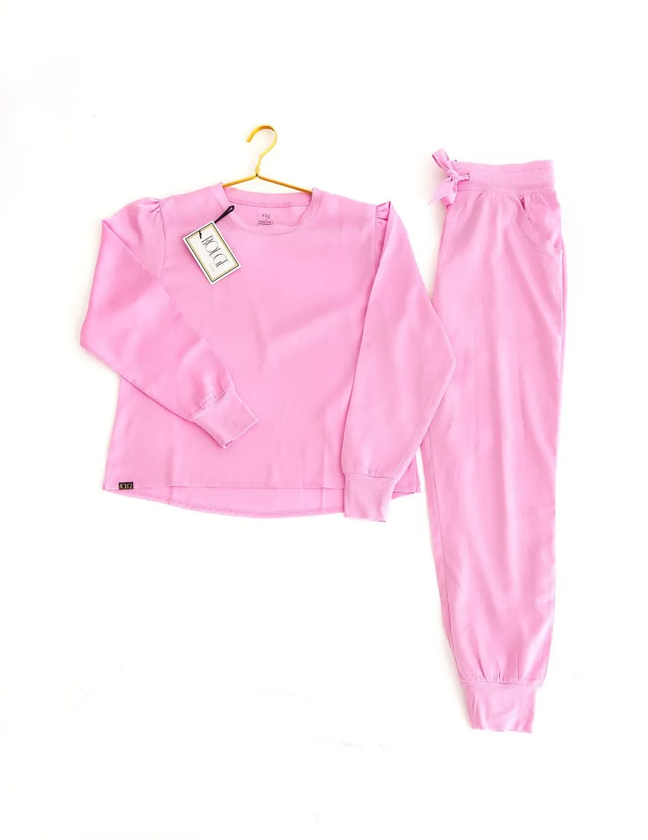 Must be Satin Pajamas - Light Pink - Final Sale