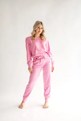 Must be Satin Pajamas - Light Pink - Final Sale