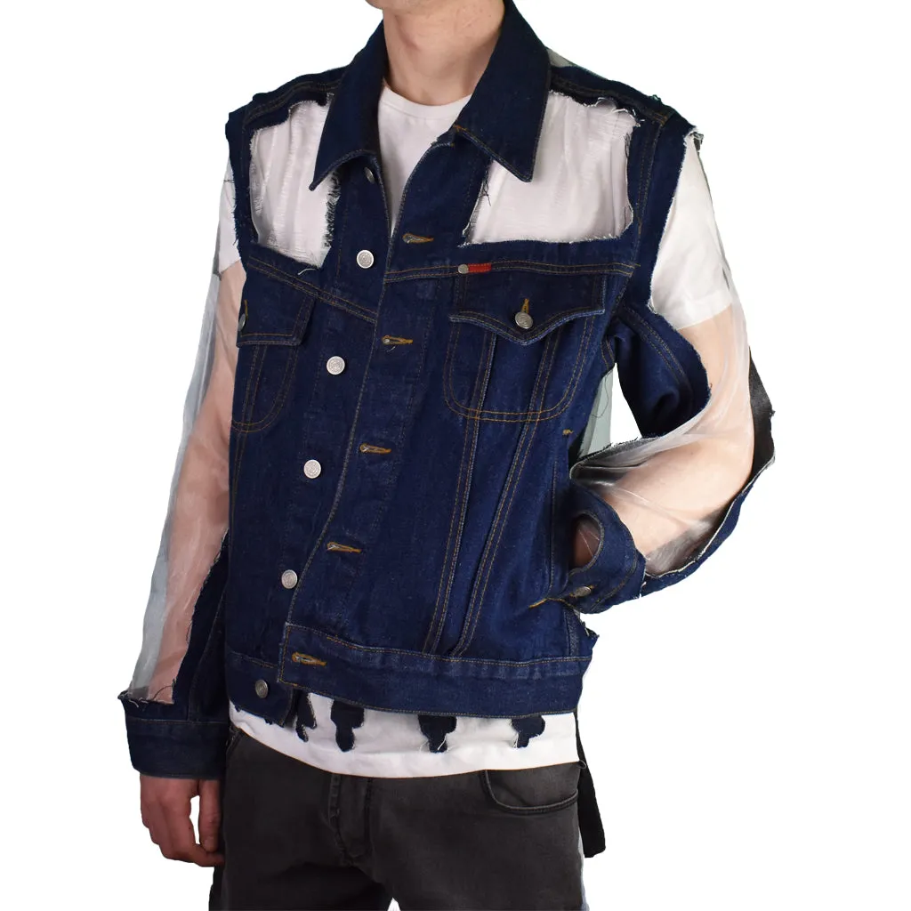 Negative Space Navy Revamped Denim Jacket