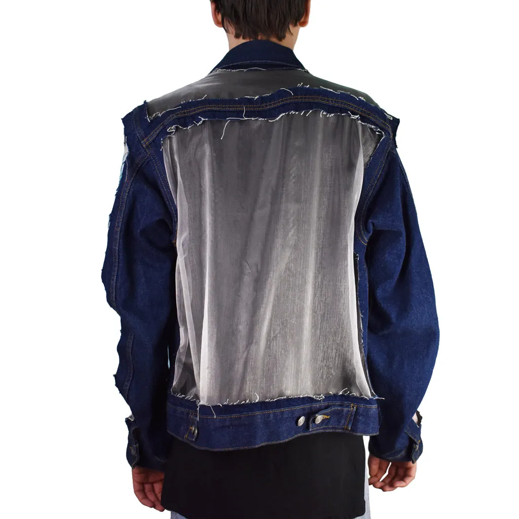 Negative Space Navy Revamped Denim Jacket