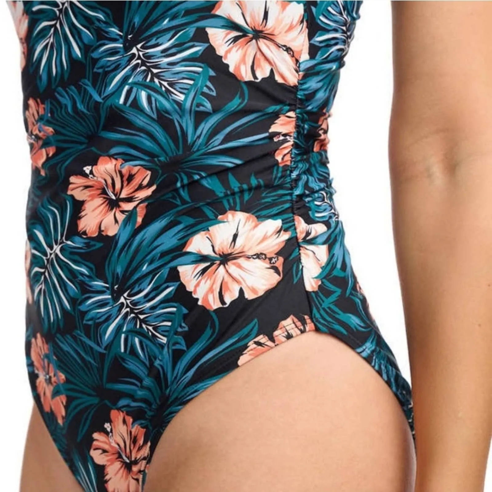 New  Lole Tropical Halter One Piece Swimsuit
