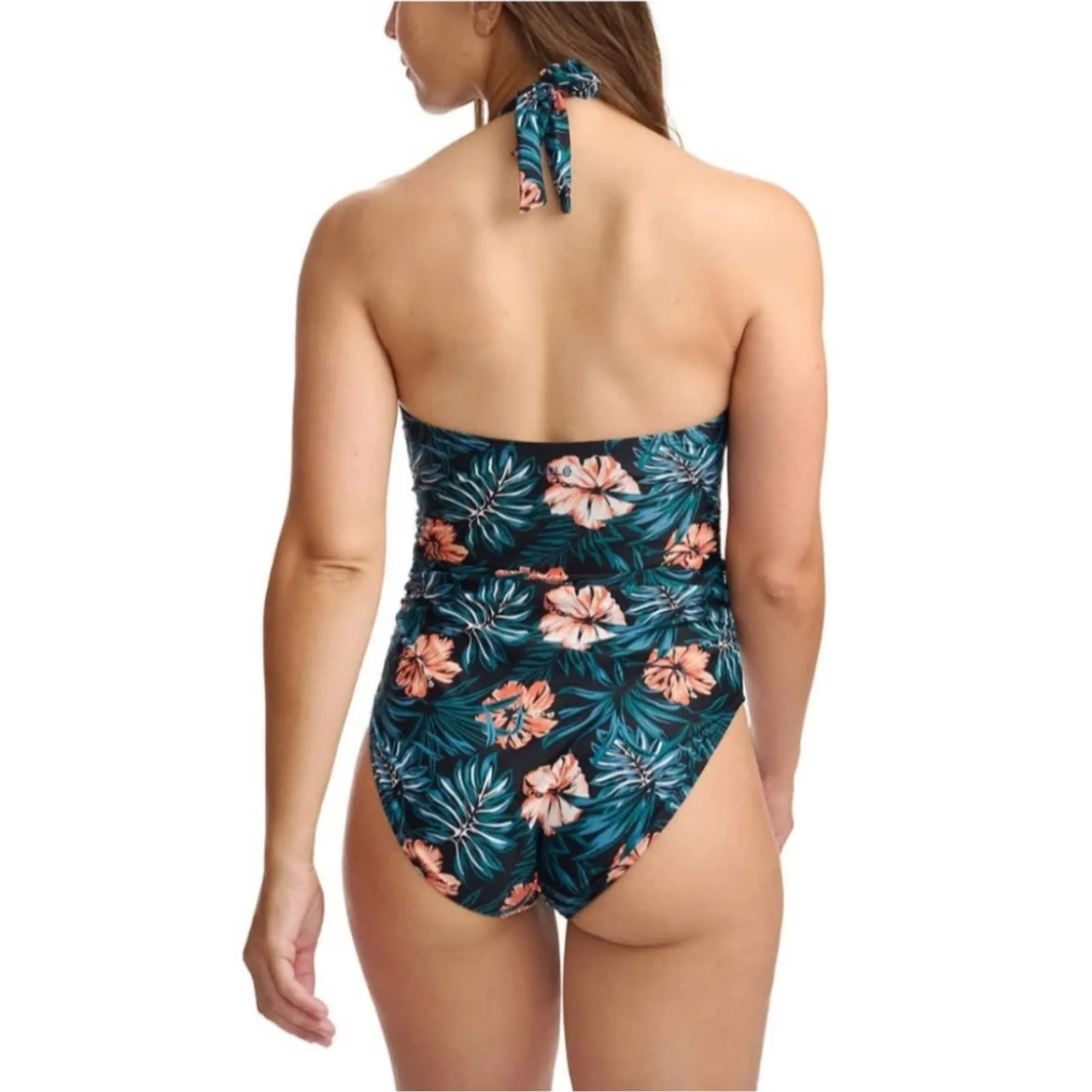 New  Lole Tropical Halter One Piece Swimsuit