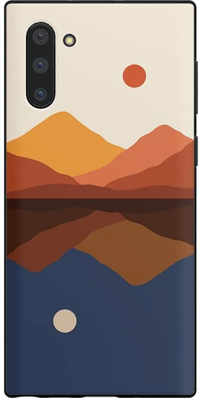 Opposites Attract | Day & Night Colorblock Mountains Samsung Case