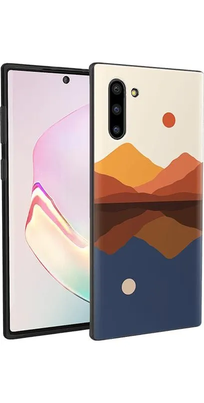 Opposites Attract | Day & Night Colorblock Mountains Samsung Case