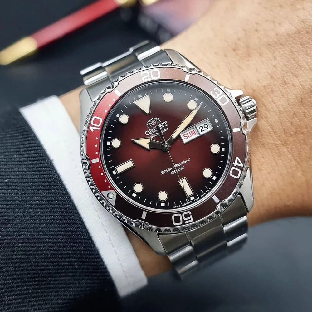 Orient MAKO iii KAMASU Red RA-AA0814R