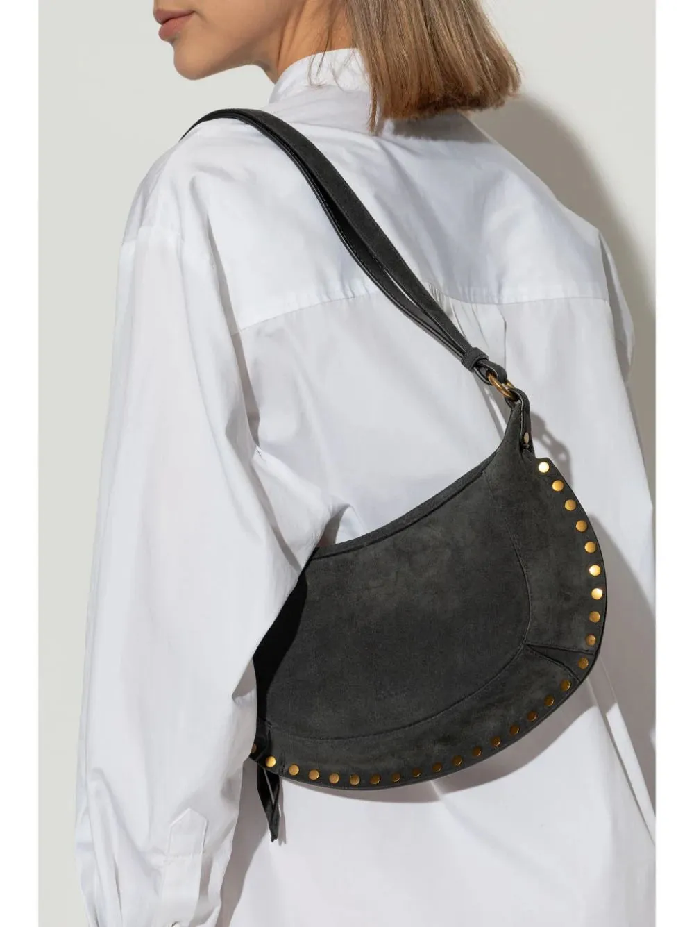 Oskan Moon Bag in Anthracite