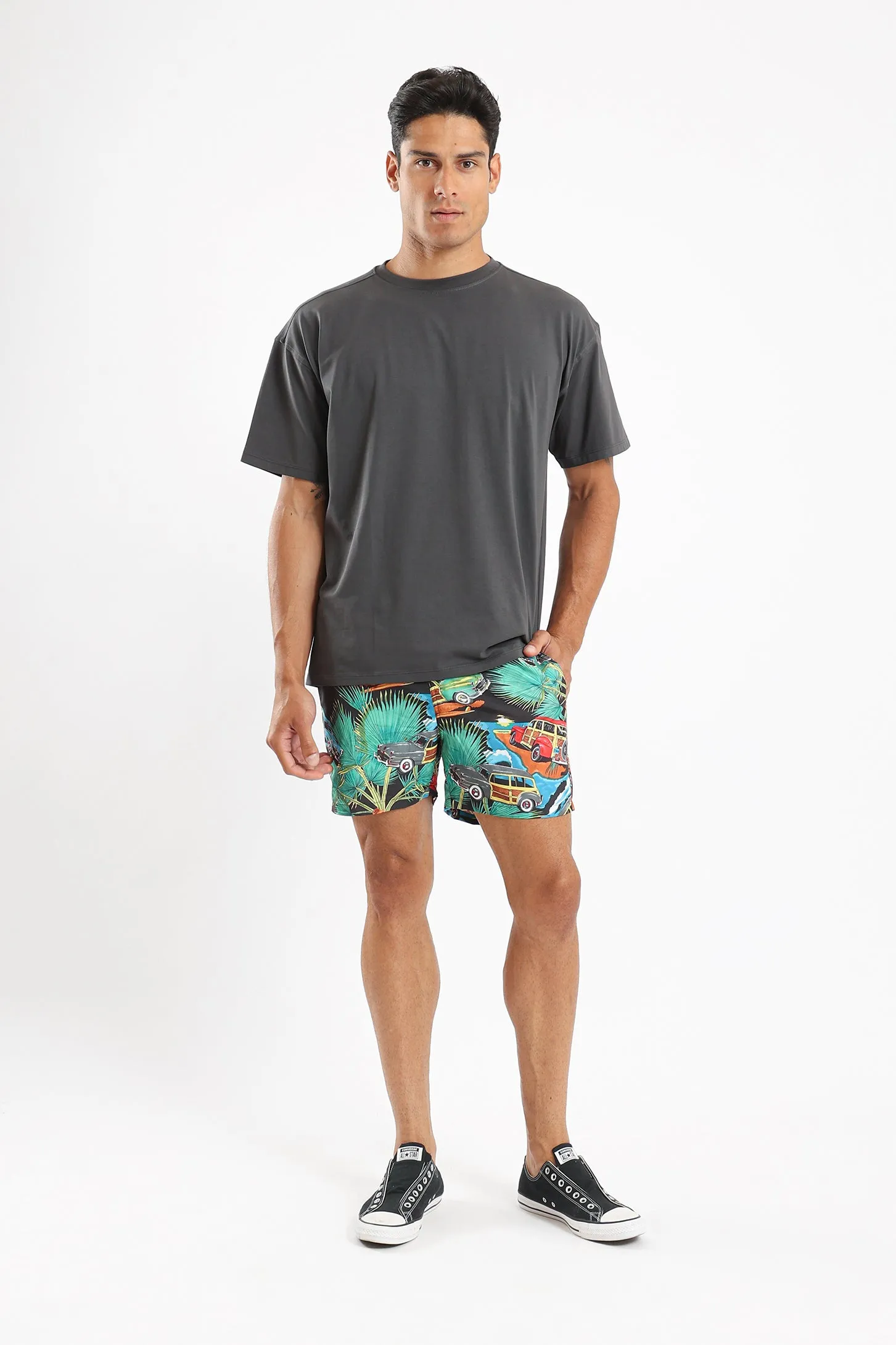 PURE COMFORT OVERSIZED TEE - GREY