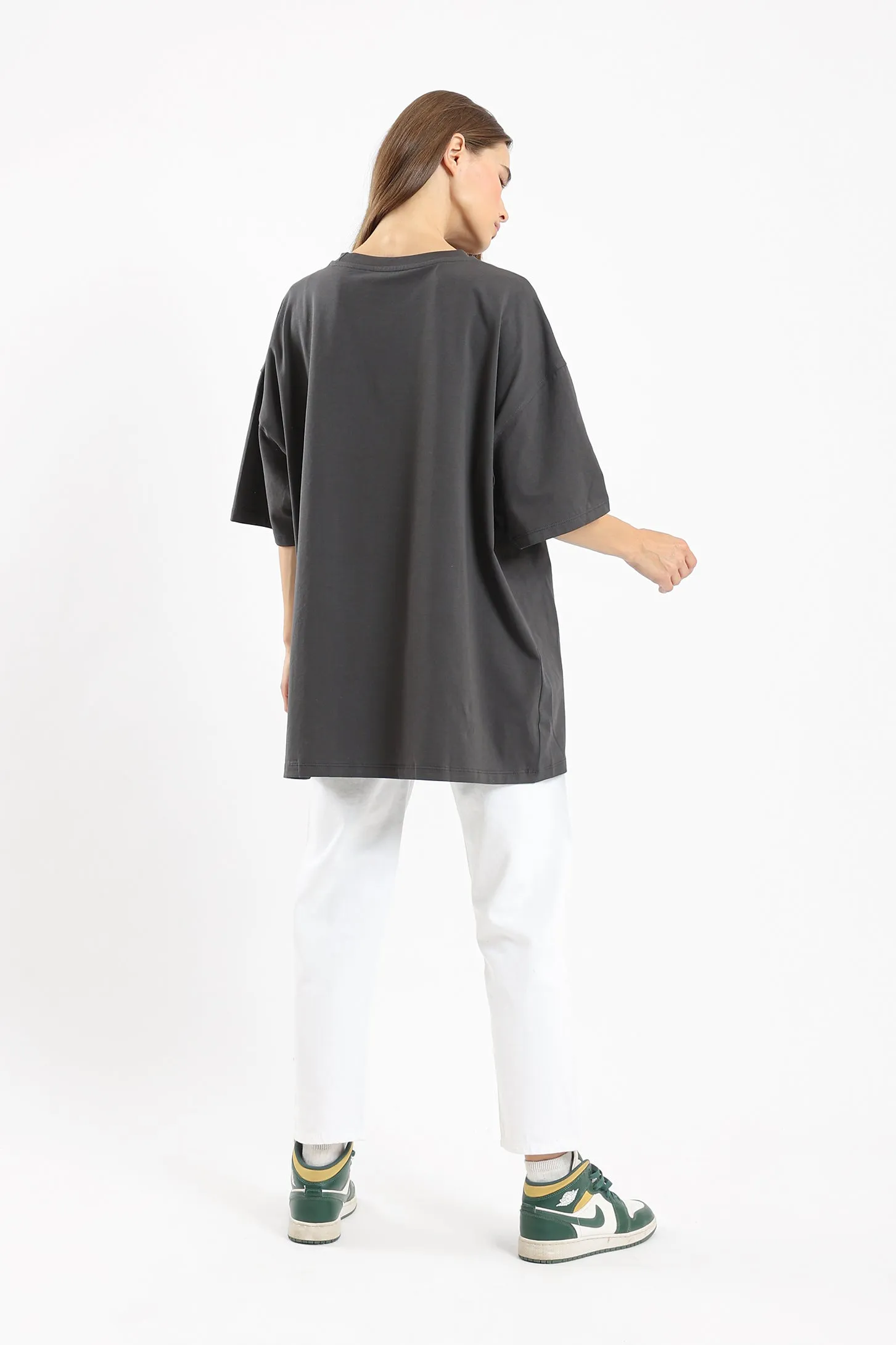 PURE COMFORT OVERSIZED TEE - GREY