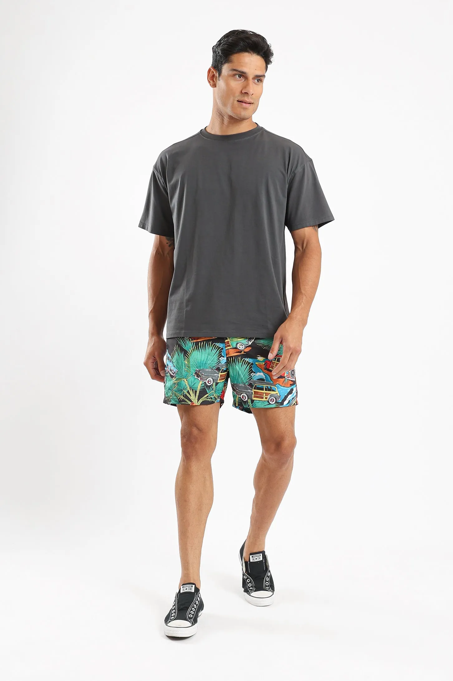 PURE COMFORT OVERSIZED TEE - GREY