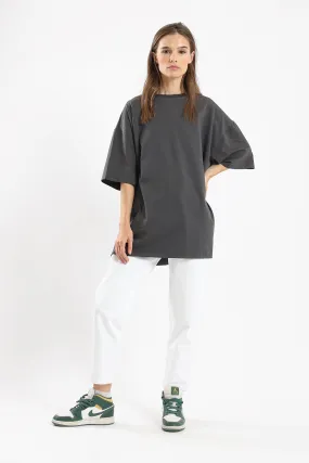 PURE COMFORT OVERSIZED TEE - GREY